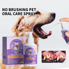 Pet Oral Spray Teeth Cleaner Fresh Breath Dental Care for Dogs Cats