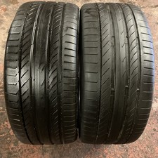 X2 265 40 21 Continental Sport Contact 5p  NO 101Y 6mm  Pair Ref P241