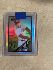 2019 Bowman Chrome Refractor Nick Senzel On Card Auto NO B30-NS!