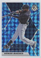 2021 Panini Mosaic Reactive Blue Mosaic Prizm Nomar Mazara #102 0j8f