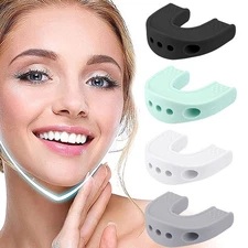 Jawline Exerciser U-Shaped Mouth Exercise Fitness Ball Face Double Chin Reducer