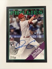 2023 Topps  Series 2 Dalton Gutherie RC  Auto Black 68 /199  Phillies 1988