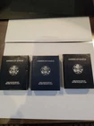 Lot of 3 - 2001 $1 American Silver Eagle 1 oz BU in Box and COA