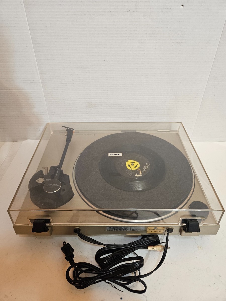 PIONEER PL-4 Direct Drive Auto-Return Turntable with acutex 210