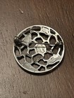 Vintage Taxco Sterling Silver Crushed Stone Turquoise Azurite Pendant Brooch — photo 7