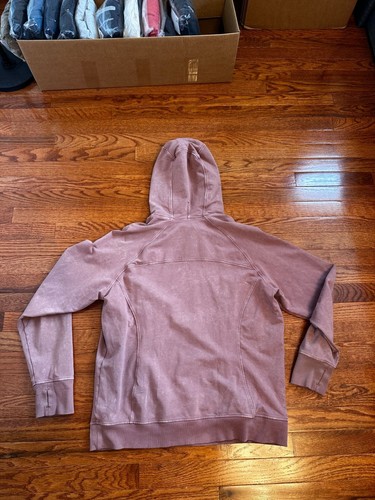 Lululemon Scuba Pullover Felpa con Cappuccio Donna 12 Lavati Viola Chiaro con Cappuccio - Foto 4 di 7