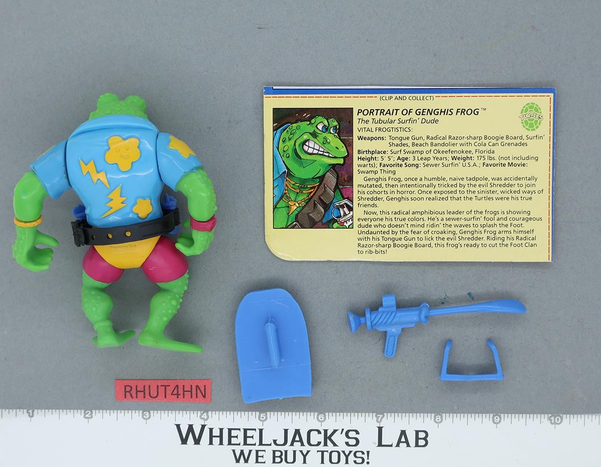 Genghis Frog 100% Complete Teenage Mutant Ninja Turtle TMNT