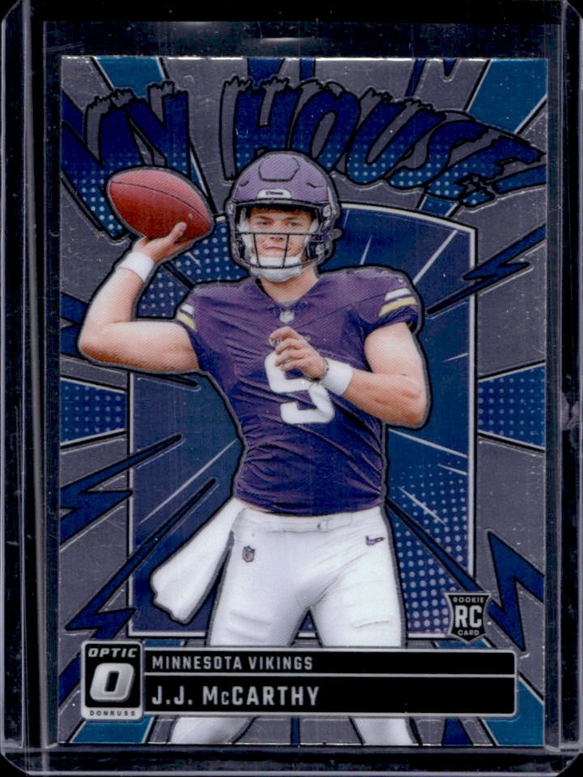 2024 Donruss Optic J.J. McCarthy My House! RC Rookie #6 Vikings
