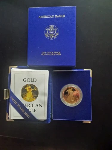 1986-W American Gold Eagle 1 oz Proof — photo from the most recent tracked eBay sale