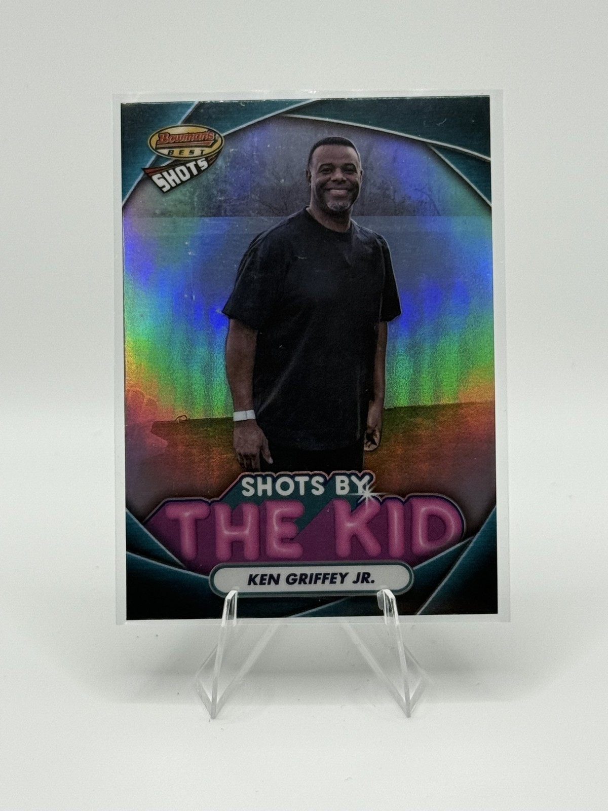 2024 Bowman Baseball Bowman's Best Ken Griffey Jr. Shots By The Kid #TK-15