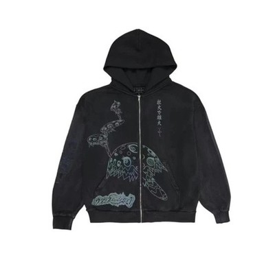 Travis Scott Cactus Jack x Fragment x Takashi Murakami Reborn Zip Hoodie