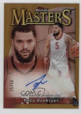 2023-24 Topps Finest Masters Gold Refractor 25/50 Fred VanVleet #MA-FVV Auto 4s3