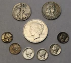 $2.60 Face Value 90% Silver Coin Lot US Mint Junk Bullion Peace Dollar P-5iF
