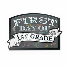 10x15 Inch First Day Of School Chalkboard Sign Wooden Photo Props Decor