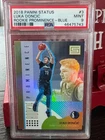 Luka Doncic 2018-19 Panini Status #3 Rookie Prominence Blue RC PSA 9