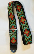 Rare Vtg Ace Original Logo Woven Guitar Strap Made in USA