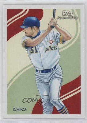 2010 Topps National Chicle Back Ichiro Suzuki by Monty Sheldon #302 HOF 4m0