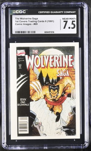 1991 Wolverine Saga 1st Covers Marvel Comics Presents Card #69 CGC 7.5 NR MINT+