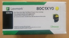 NEW GENUINE Lexmark 80C1XY0 Yellow Extra High Yield Toner Cartridge CX510