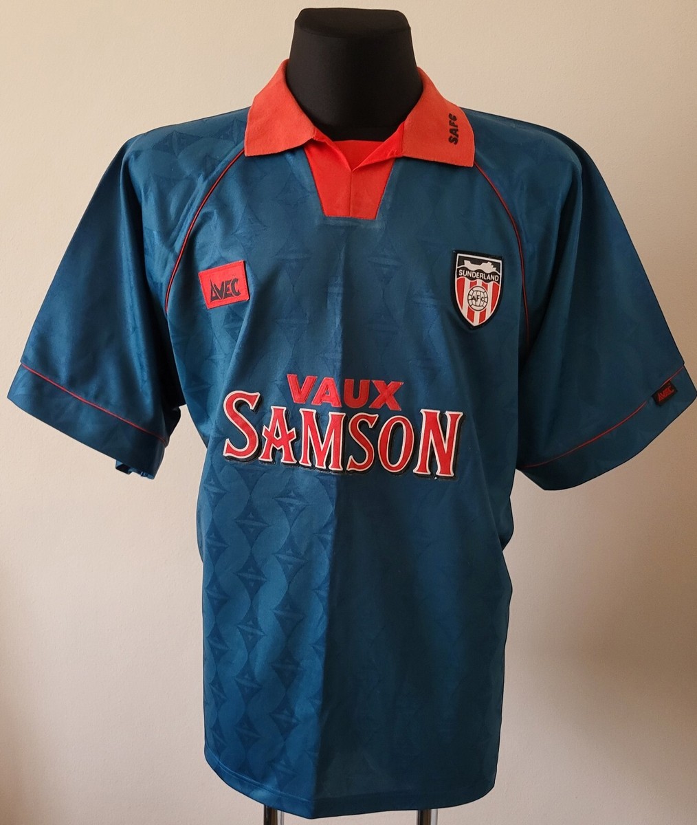 【激レア】サンダーランド 1994-95年 ユニフォーム AVEC Sunderland 1994 - 1995 Away football Avec shirt size Extra Large