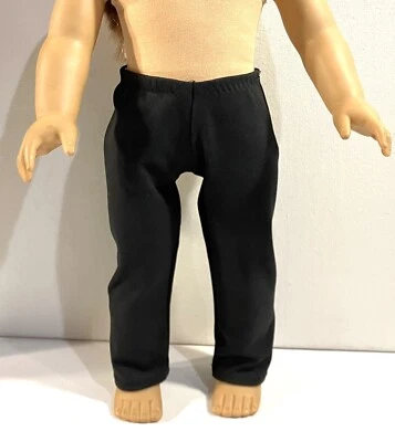 THE WISHLIST STORE 18" Doll Black Leggings Pants for 18 Inch American Girl Doll Clothes