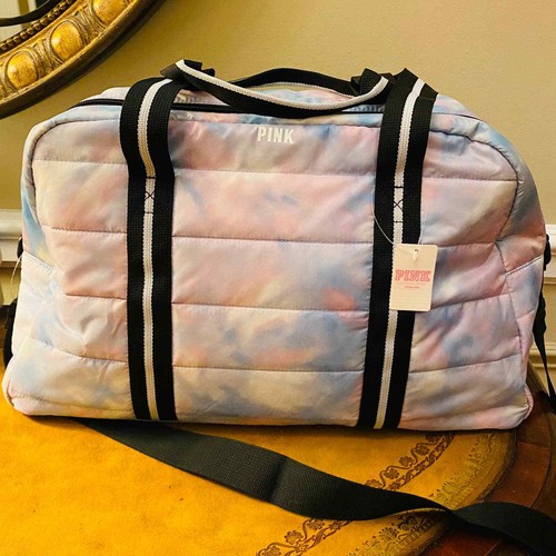 Victoria's Secret PINK Tie Dye Duffle Bag NEW - Picture 6 of 10
