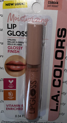 L.A. Colors Moisturizing Lip Gloss C68644 * JUST KISSED