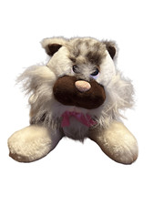 Pound Puppies Purries Furries Plush Vtg 1980s Tonka Cat Kitty Stuffed Animal 14  