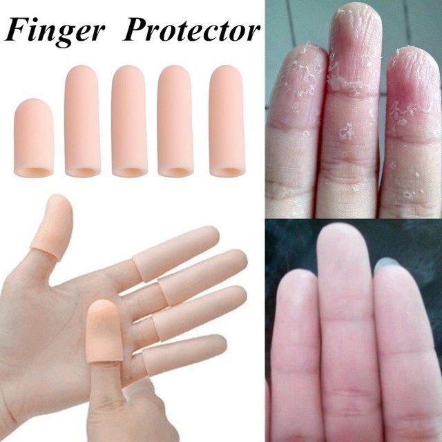 Silicone Finger Protector Sleeve Insulation Antiskid Cover Hand