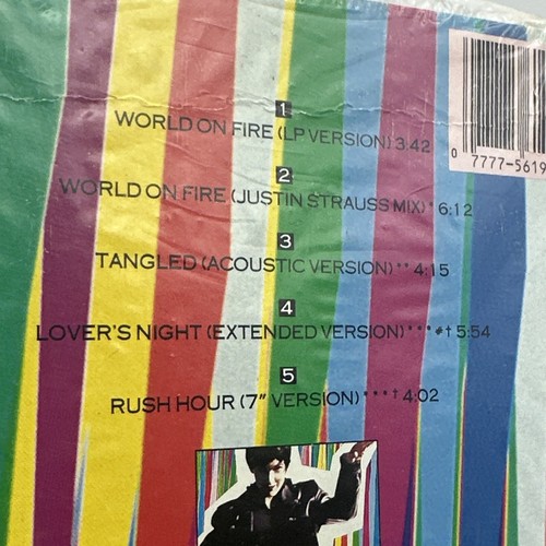 JANE WIEDLIN World On Fire CD 1990 Single Matchbook Cover RARE SEALED NOS - Picture 4 of 11
