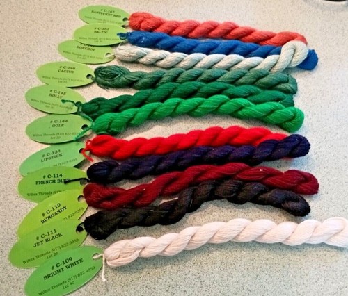 Vineyard Silk Classic 100% Silk Thread Yarn 30 yards sold by skein Wiltex Thread - Picture 4 of 27