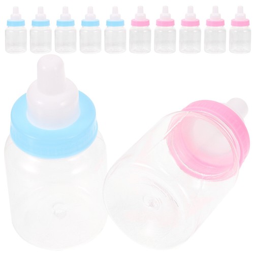 12 Pcs Decorate Small Bottles New Born for Baby Infant Decorative Candy