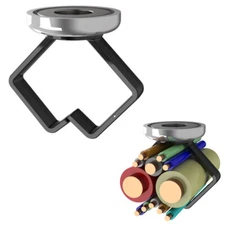 Mag Daddy Round Magnetic Cable & Wire Holders - Size, Color & Quantity Options