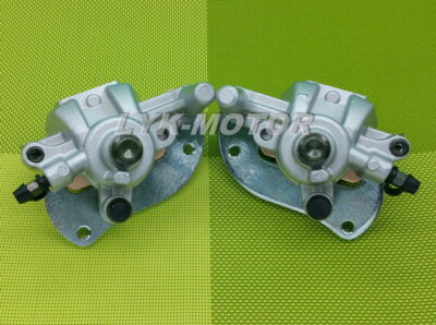 Front Left Right Brake Calipers For 2016-18 YAMAHA Kodiak 700 YFM 700K With Pads