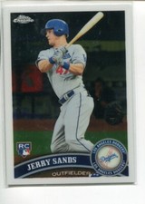 2011 Topps Chrome Jerry Sands RC #211 Los Angeles Dodgers