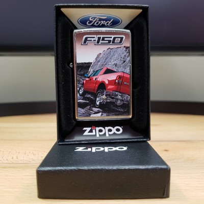Zippo 207 Street Chrome Lighter Red Ford F-150 Pickup Truck  Sep 2018