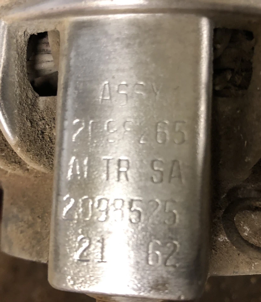 Alternador Mopar 1962 de fábrica 2098265 Dodge Plymouth Chrysler fecha 21 62 2098525 Foto 4 de 4