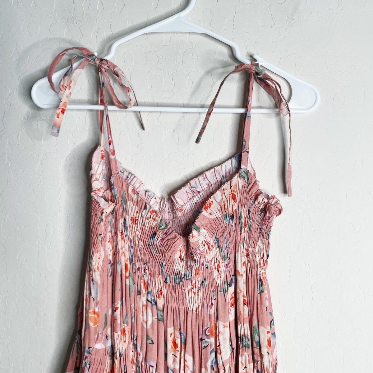 Love Sam Pink Floral Maxi Dress | eBay