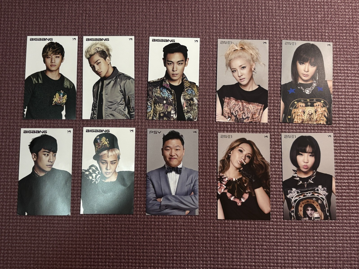 BIGBANG 2NE1 PSY YG Exhibition In Japan Venue Limited Photo Card