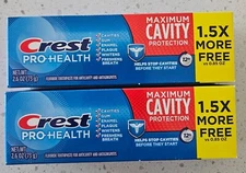 2 Pack Crest Pro-Health Toothpaste Cavity Protection 2.6 oz