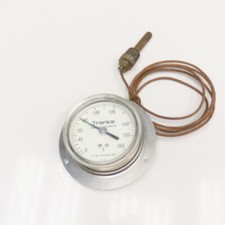 Trerice 52-2457 0-160°F Capillary Thermometer 3-1/2" Dial 1/2" NPT Probe