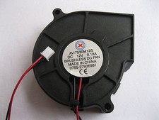 10 pcs Brushless DC Cooling Blower Fan 7530S 12V 75x75x30mm 2pin Sleeve Bearing