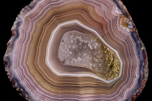 Seltener Achat/ Agate aus Mexiko/ Mexico, Fundstelle El Sueco! - Bild 2 von 5