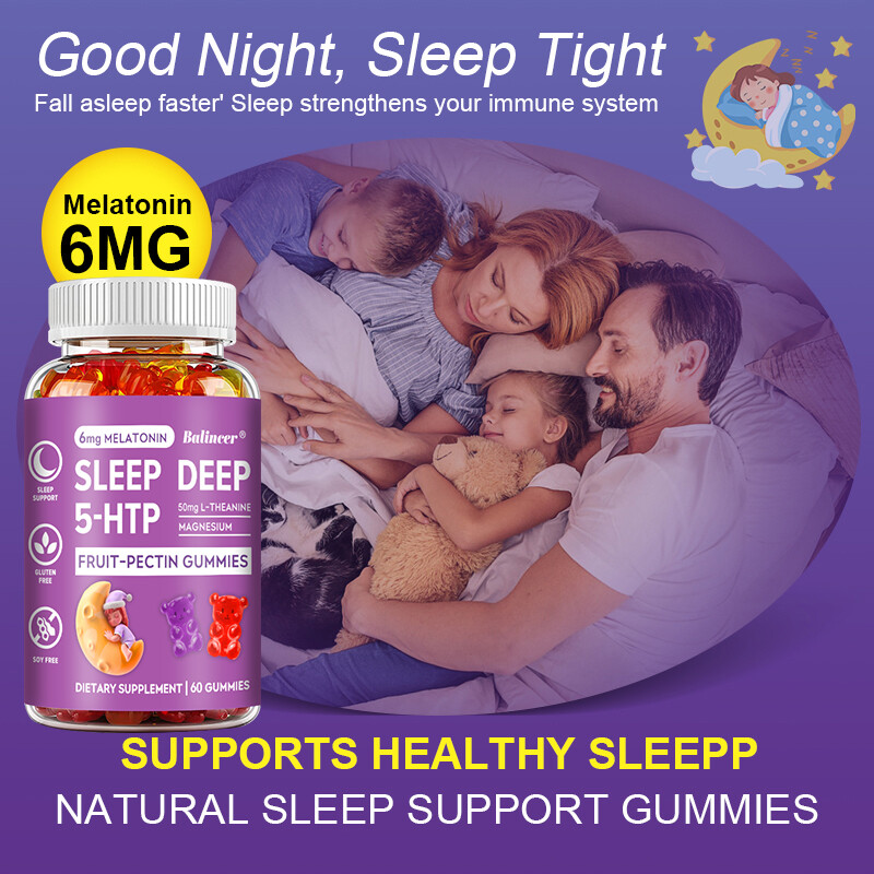 Sleep Support Improve Sleep Quality Fall Asleep Quickly 60 Gummies US