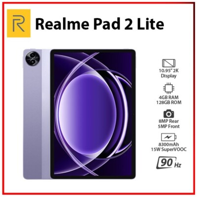 (Wi-Fi+4G) Realme Pad 2 Lite LTE 4GB+128GB PURPLE Global Ver. Android PC Tablet