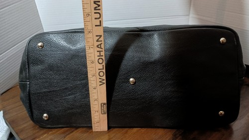 IO PELLE ANTONIO CRISTIANO ITALIENISCHE LEDER SCHULTERTASCHE IN SCHWARZ MIT NIETEN - Bild 4 von 14