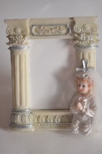 Girl  s First Holy Communion Mini Frame White Dress W/Vail