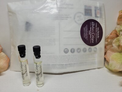 2x Atelier Cologne IRIS REBELLE Cologne Absolute Sample Size 0.06 fl oz / 1.7 mL