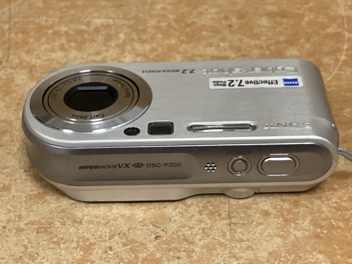 Sony Cyber-shot DSC-P12 5.0MP Digital Camera - Dark blue for