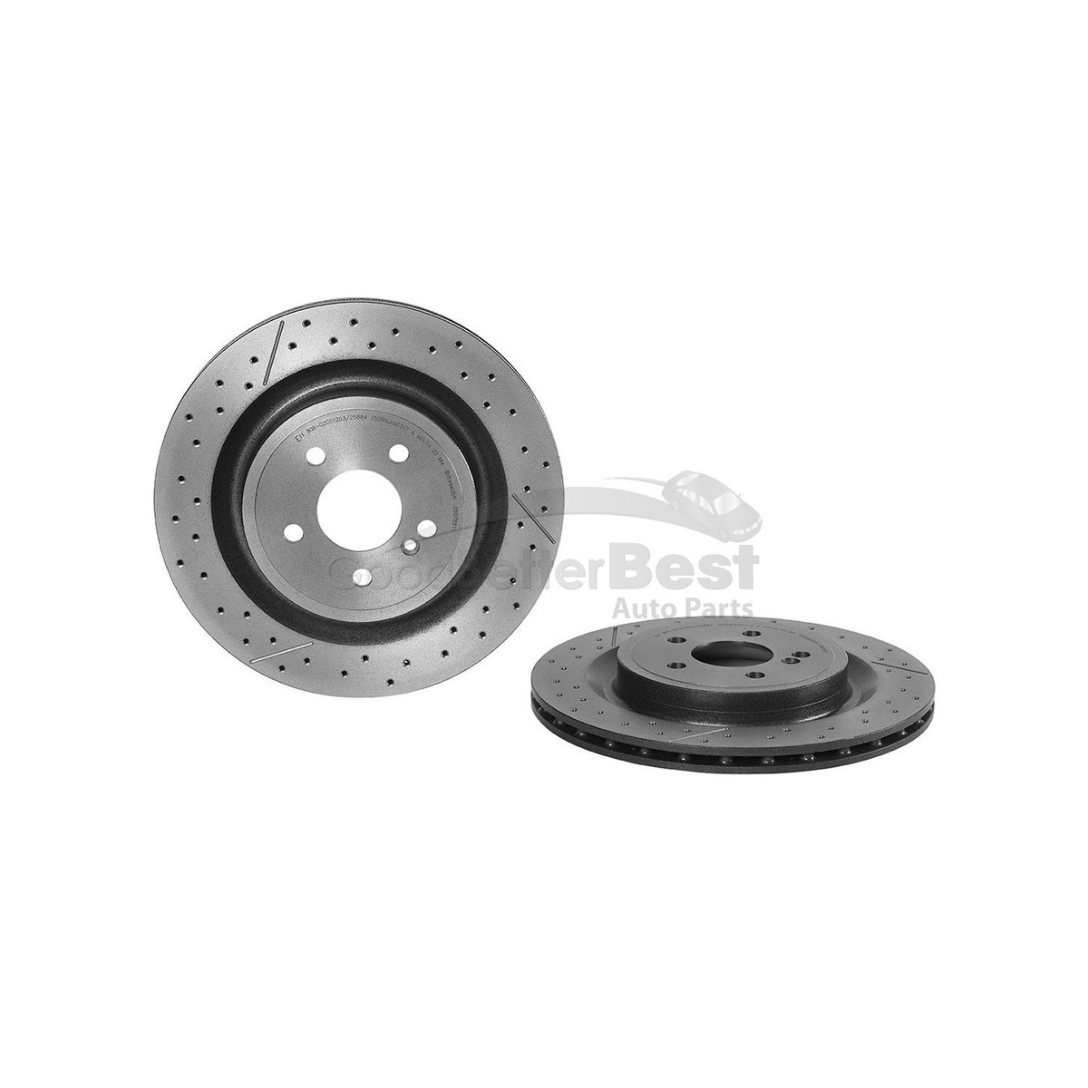 Brembo ベンツ用リア ブレーキローター 09.B788.11 2枚セット One New Brembo Disc Brake Rotor Rear 09B78811 for Mercedes MB | eBay